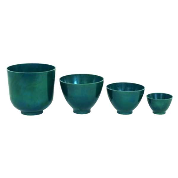 Alginate Mixing Bowl - Rubber Flexible - Bright Green - 500ml - 75mm H x  125mmØ - 1pc