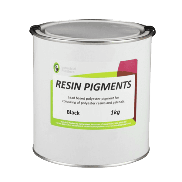 Polyester resin outlet pigment
