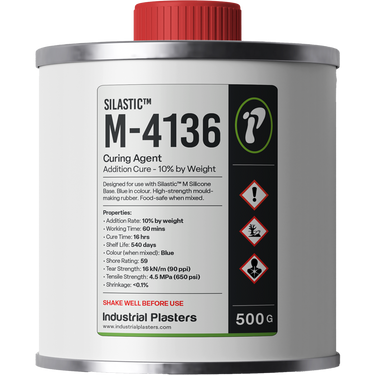 Silastic™ M - 4136 Kit (Base + Curing Agent) - Platinum Cure, Food Safe