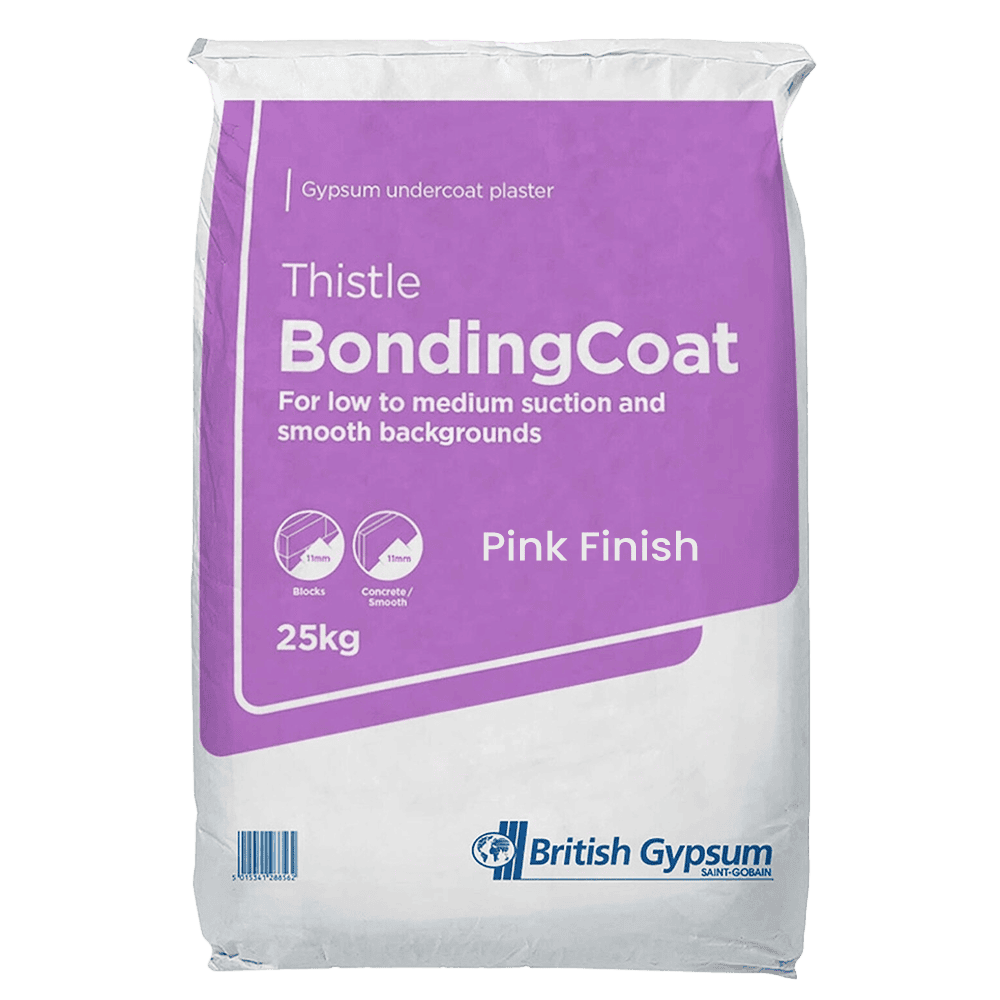 Pink Plaster With Padding Thistle BondingCoat® Plaster (Pink Finish) - Industrial Plasters