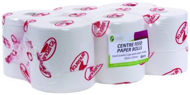 Centre Feed Paper Rolls (150mtr x 190mm Wide)
